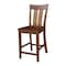 International Concepts Ava Solid Wood Counter Height Bar Stool - 24" Seat Height - Espresso S581-132 - alternate 1